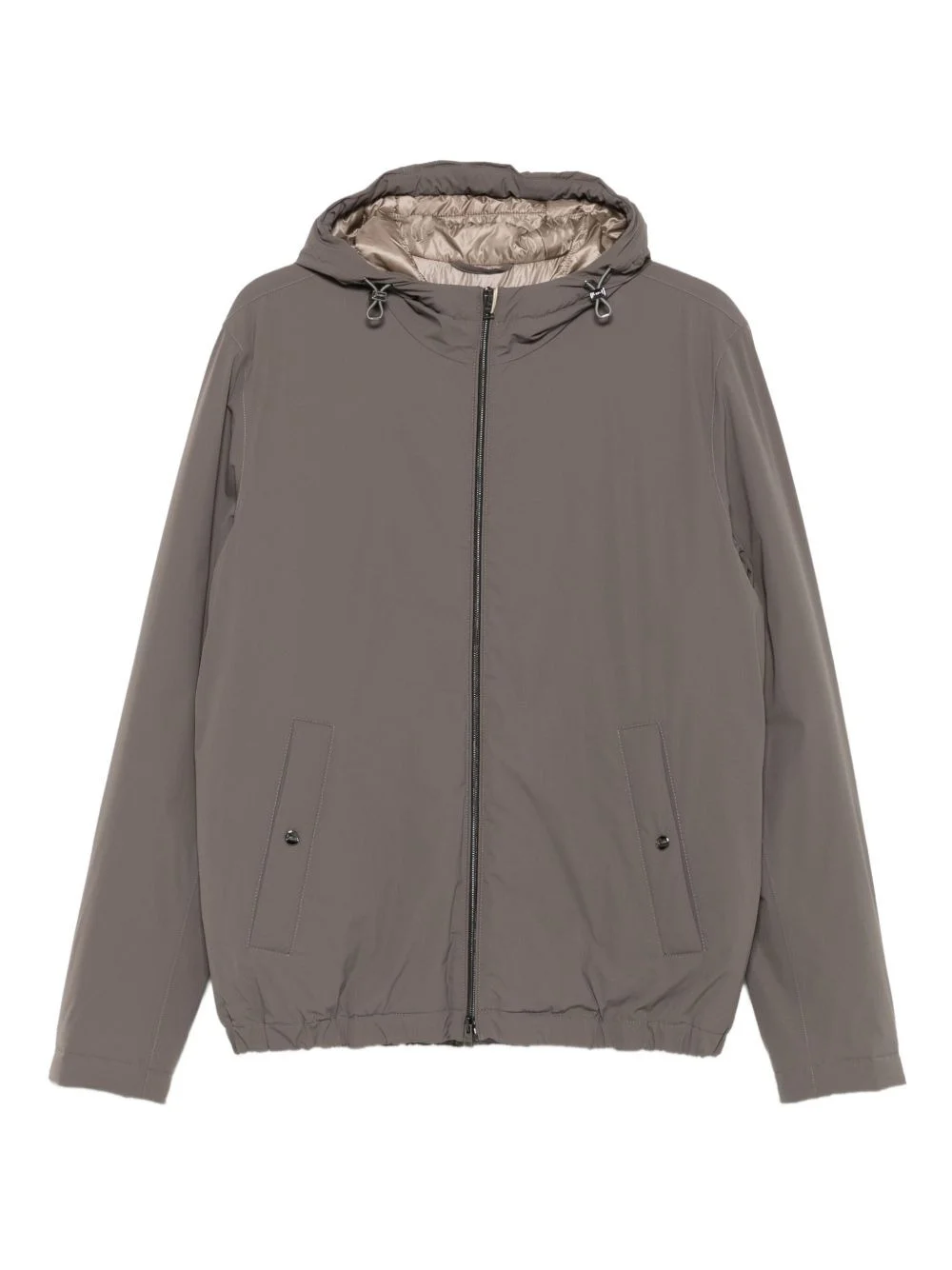 hooded zip-front jacket - 1
