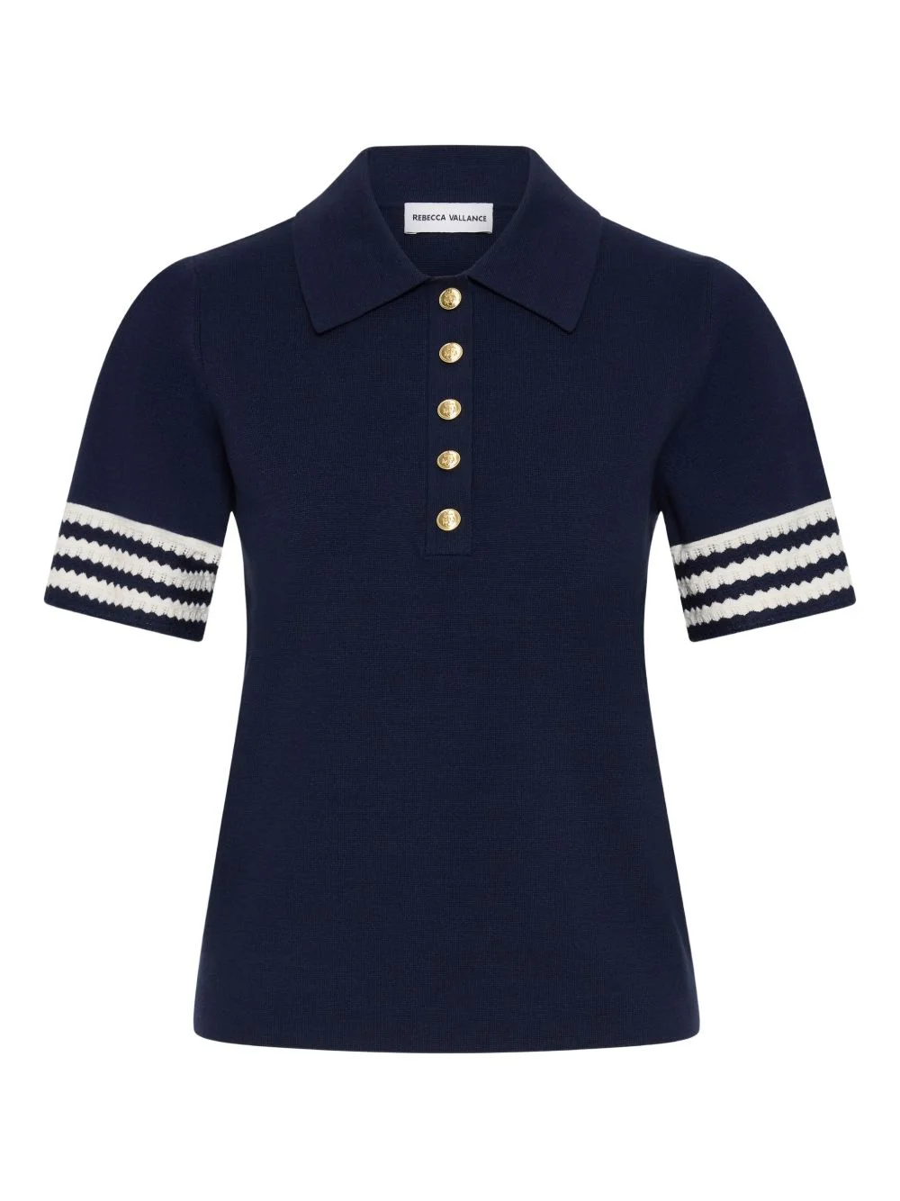 striped mayflower polo shirt - 1