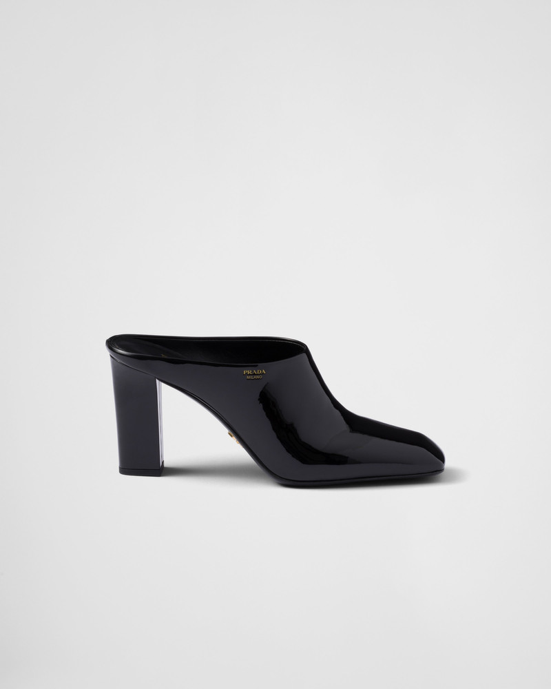 Prada Patent leather mules outlook