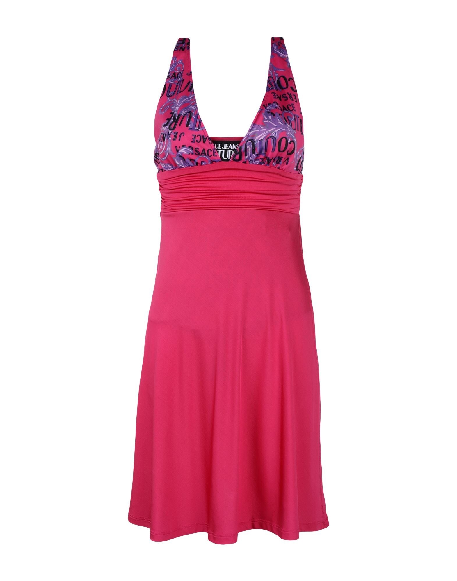 Fuchsia Women's Short Dress - 1