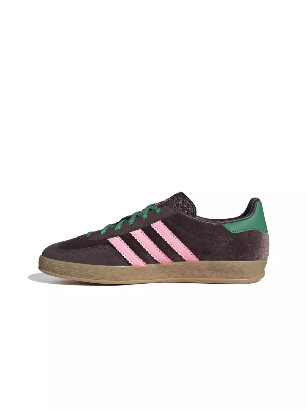 Originals Gazelle "Dark Brown/Glow Pink/Court Green" Women's Shoe - 2