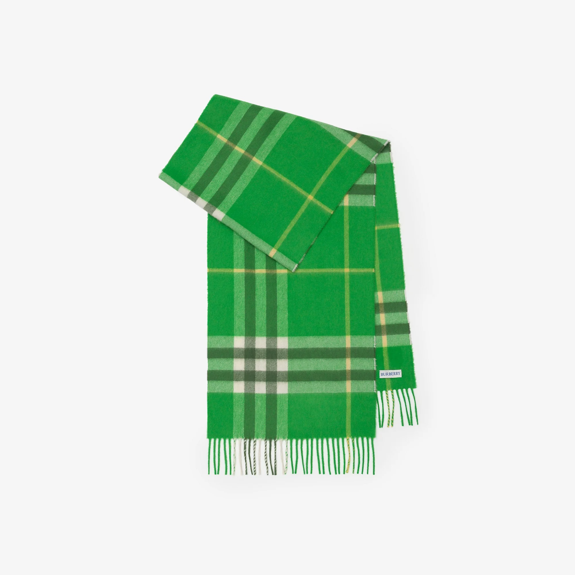 Check Cashmere Scarf - 1