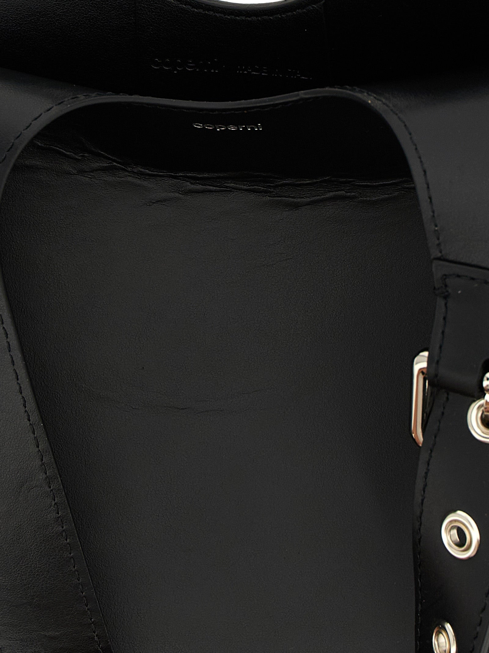 Belt Heart Shoulder Bags Black - 4