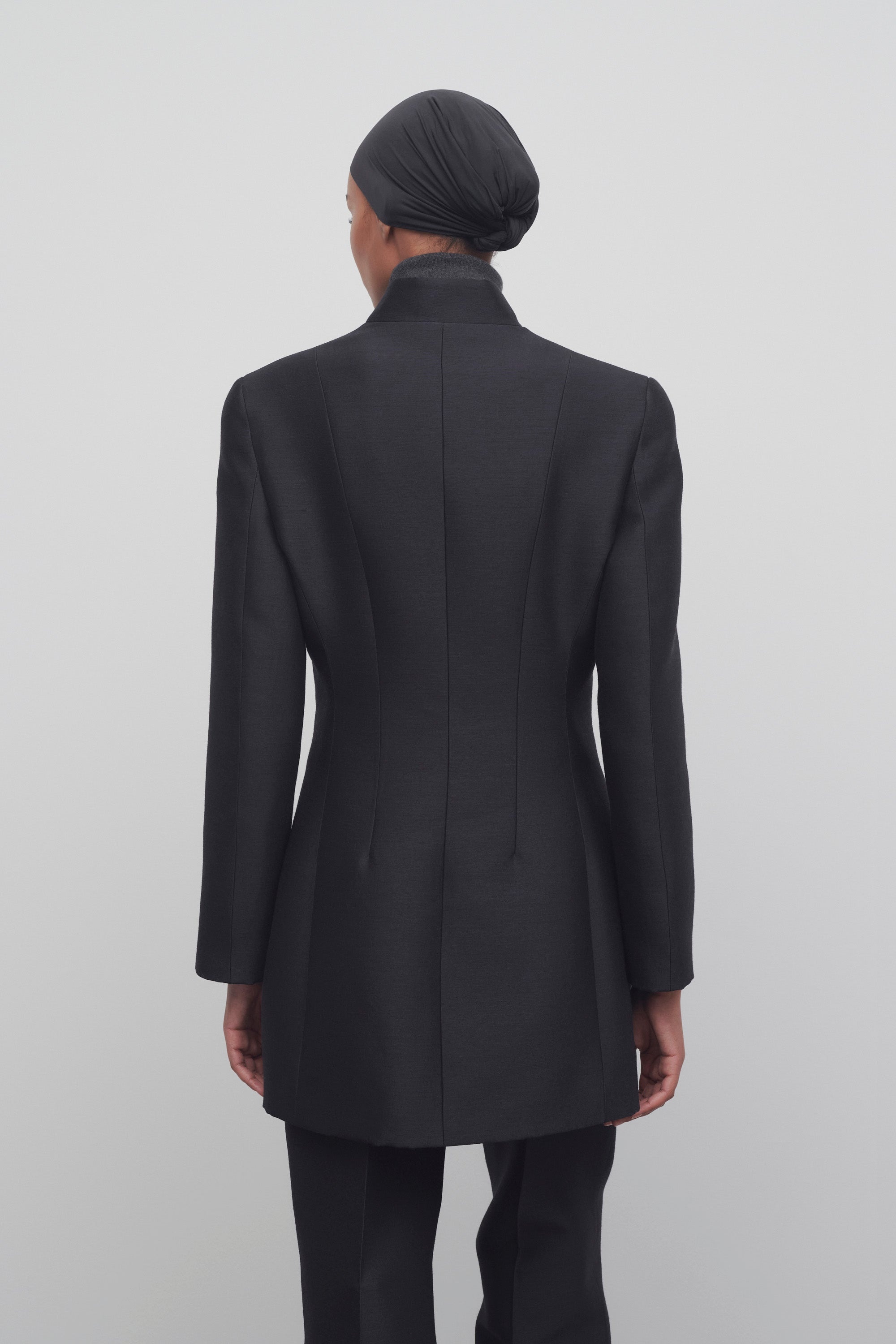 Byrne Jacket in Wool and Silk - 5