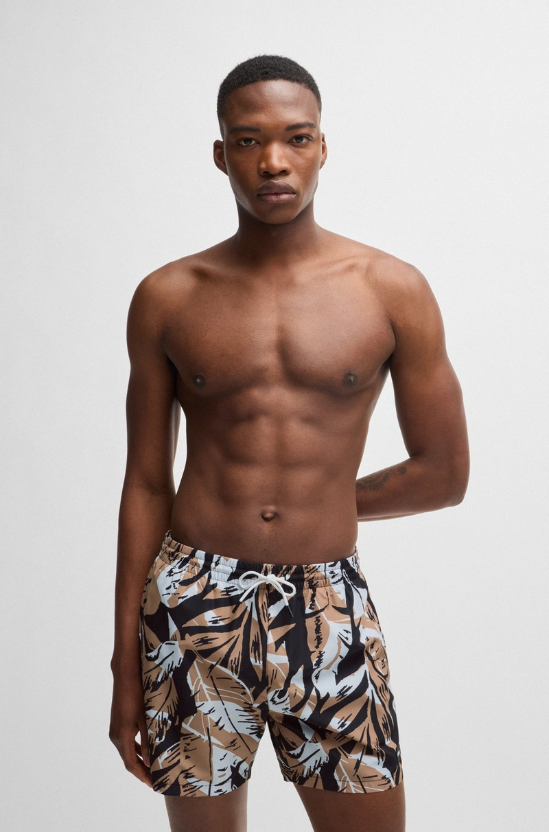 FULLY LINED SWIM SHORTS WITH SEASONAL PRINT 2
