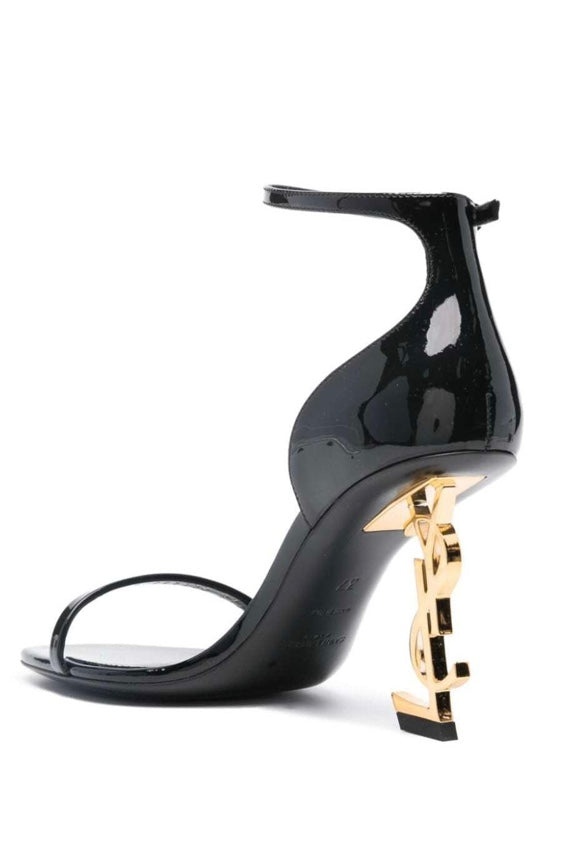 Saint Laurent opyum sandals in patent leather - 3