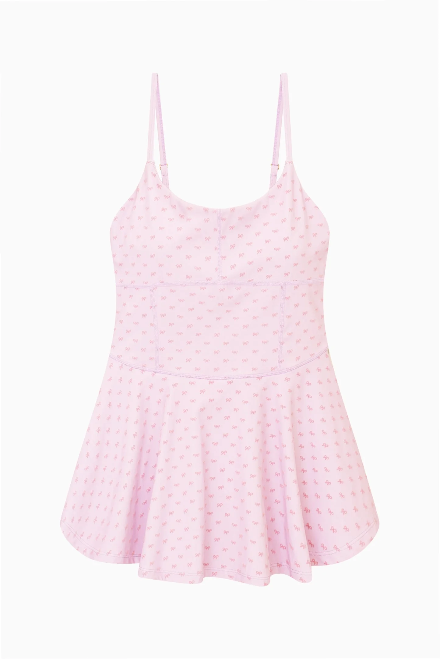 Lunella Velvet Flock Bow Active Dress - 1