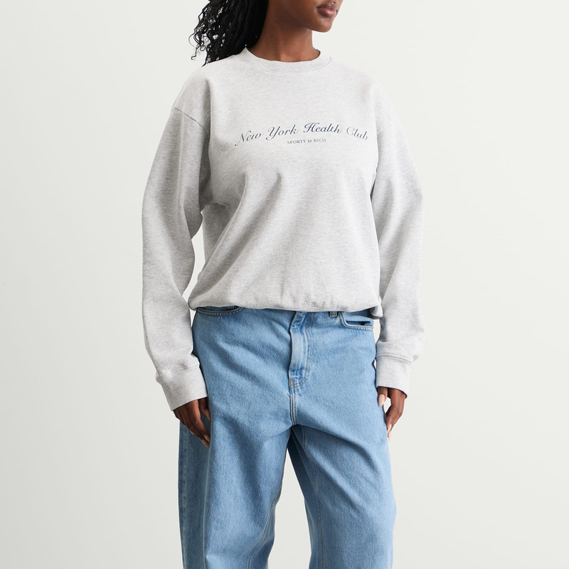 Sporty & Rich Sporty & Rich NY Health Club Sweatshirt outlook