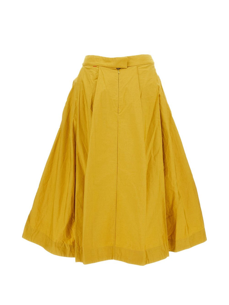 CASEY/CASEY Anarchic pleated-design midi skirt outlook