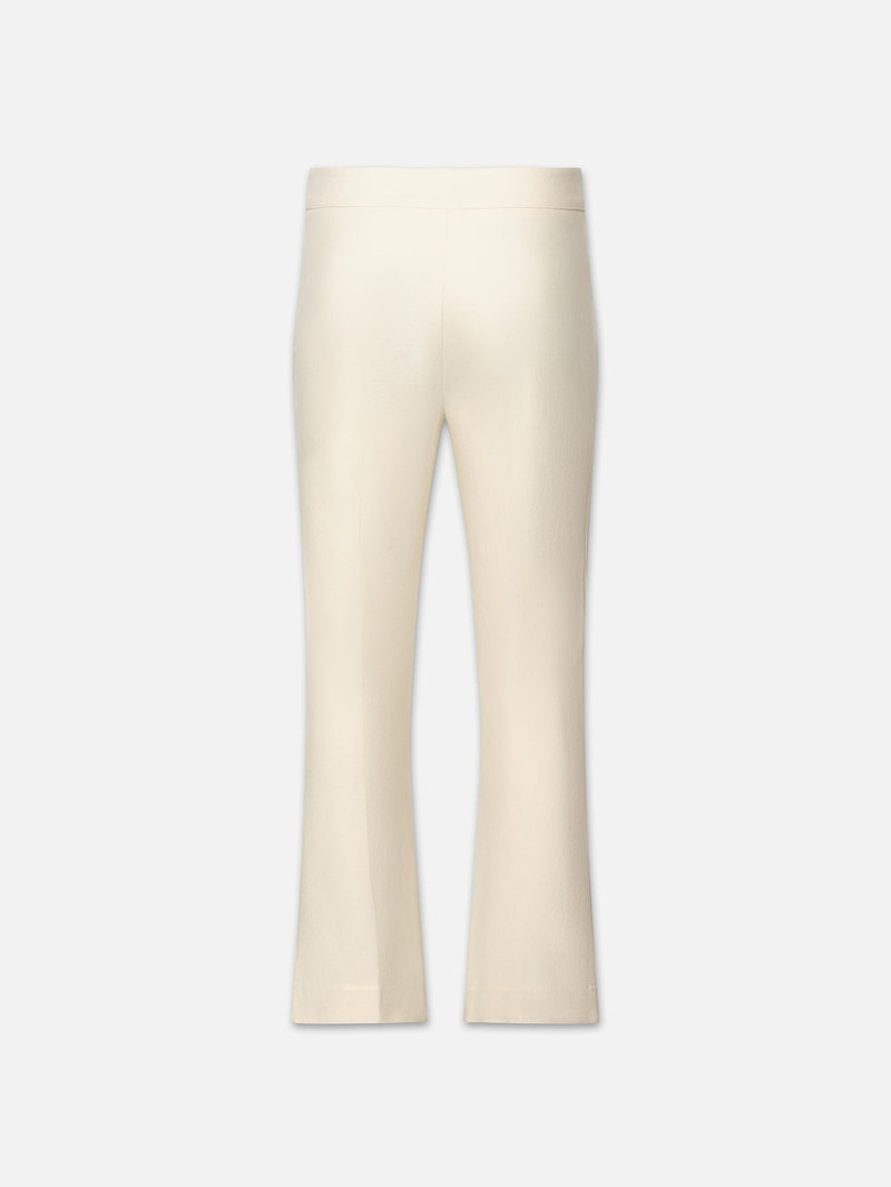 FRAME Lace Up Ankle Trouser in Cream outlook