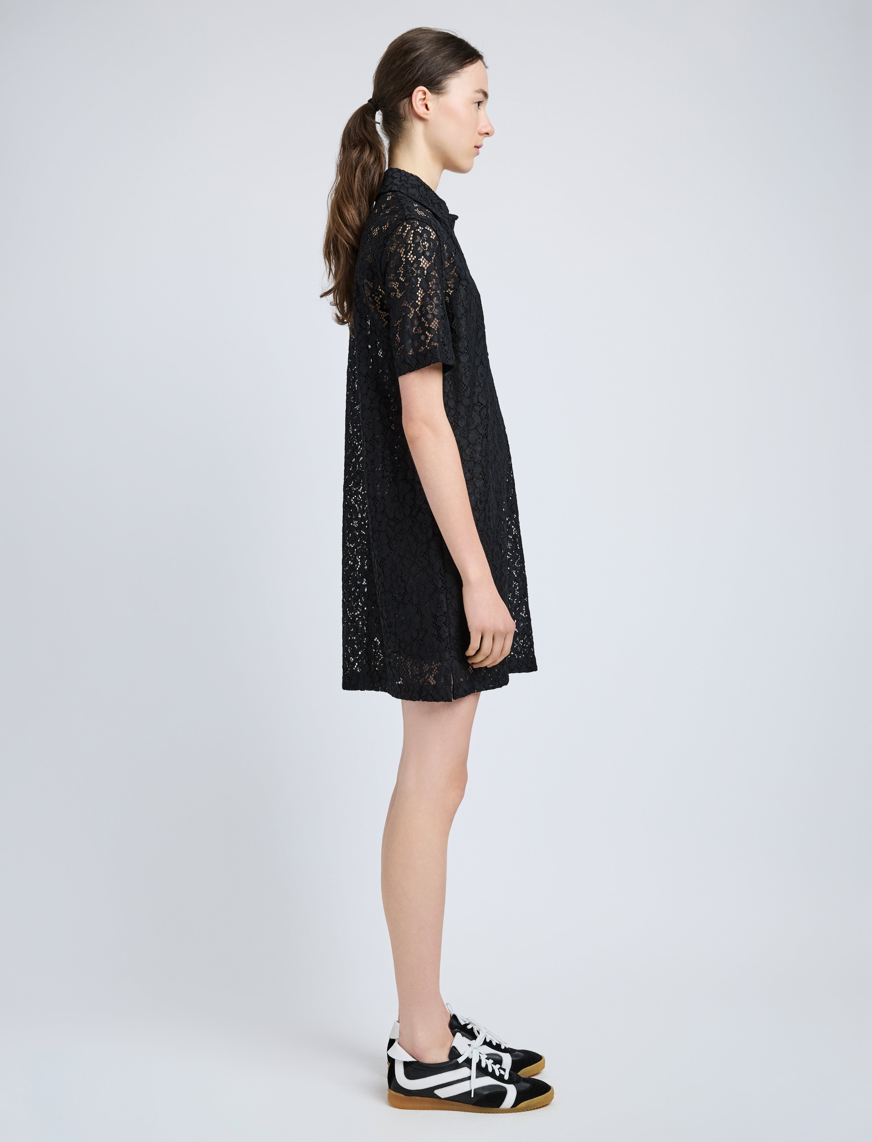 Rainer Dress in Stretch Lace - 3