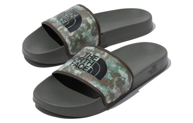 THE NORTH FACE Base Camp Slides III 'Military Olive Stippled Camo Print Tnf Black' TNF0-NF02354-080- - 3