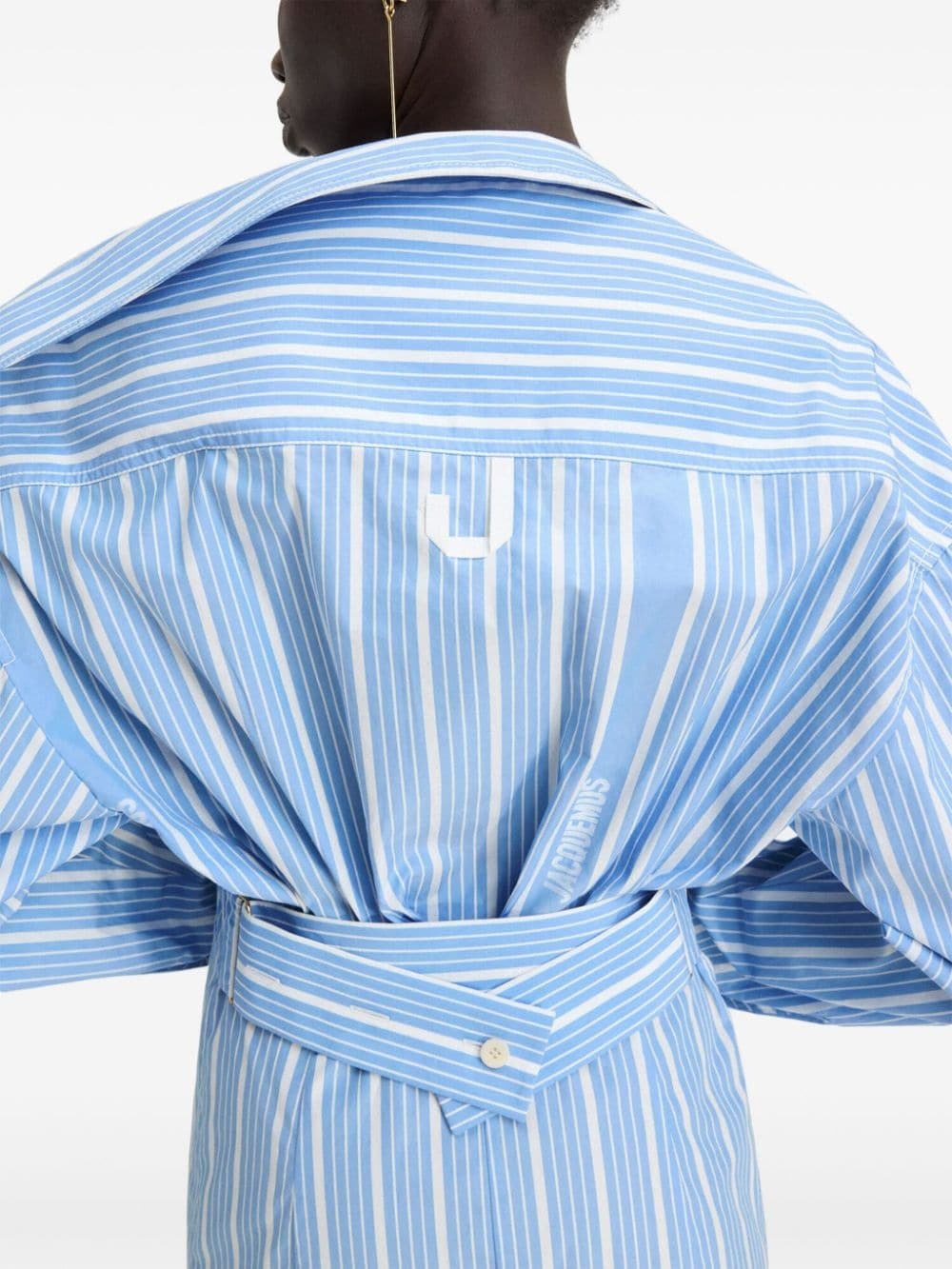 striped cotton dress - 5