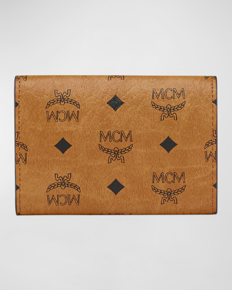 MCM Aren Small Visetos Monogram Wallet outlook
