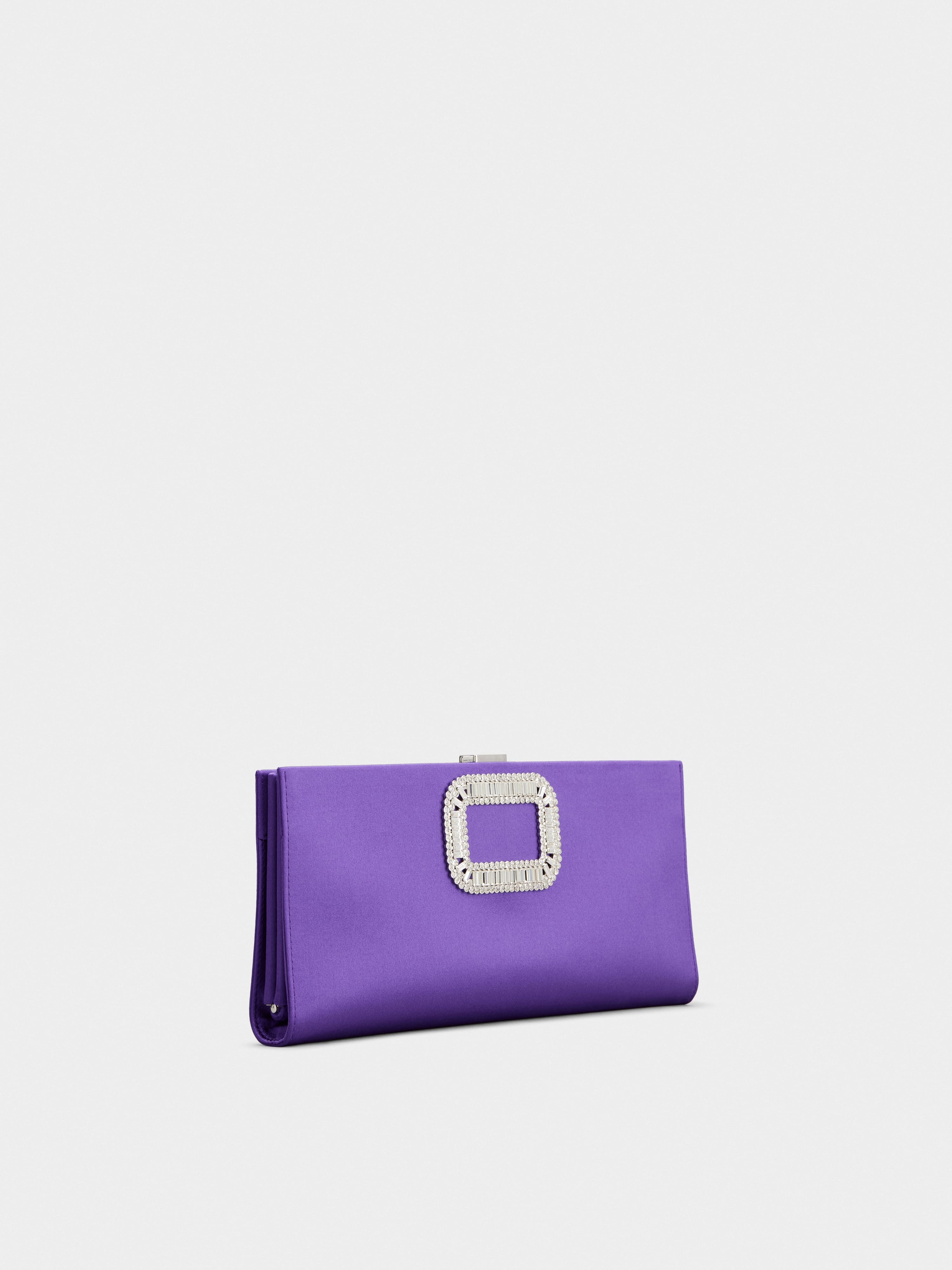 Pilgrim Buckle Clutch in Satin - 3