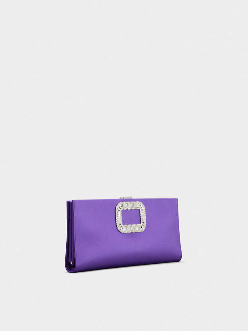 Pilgrim Buckle Clutch in Satin 3