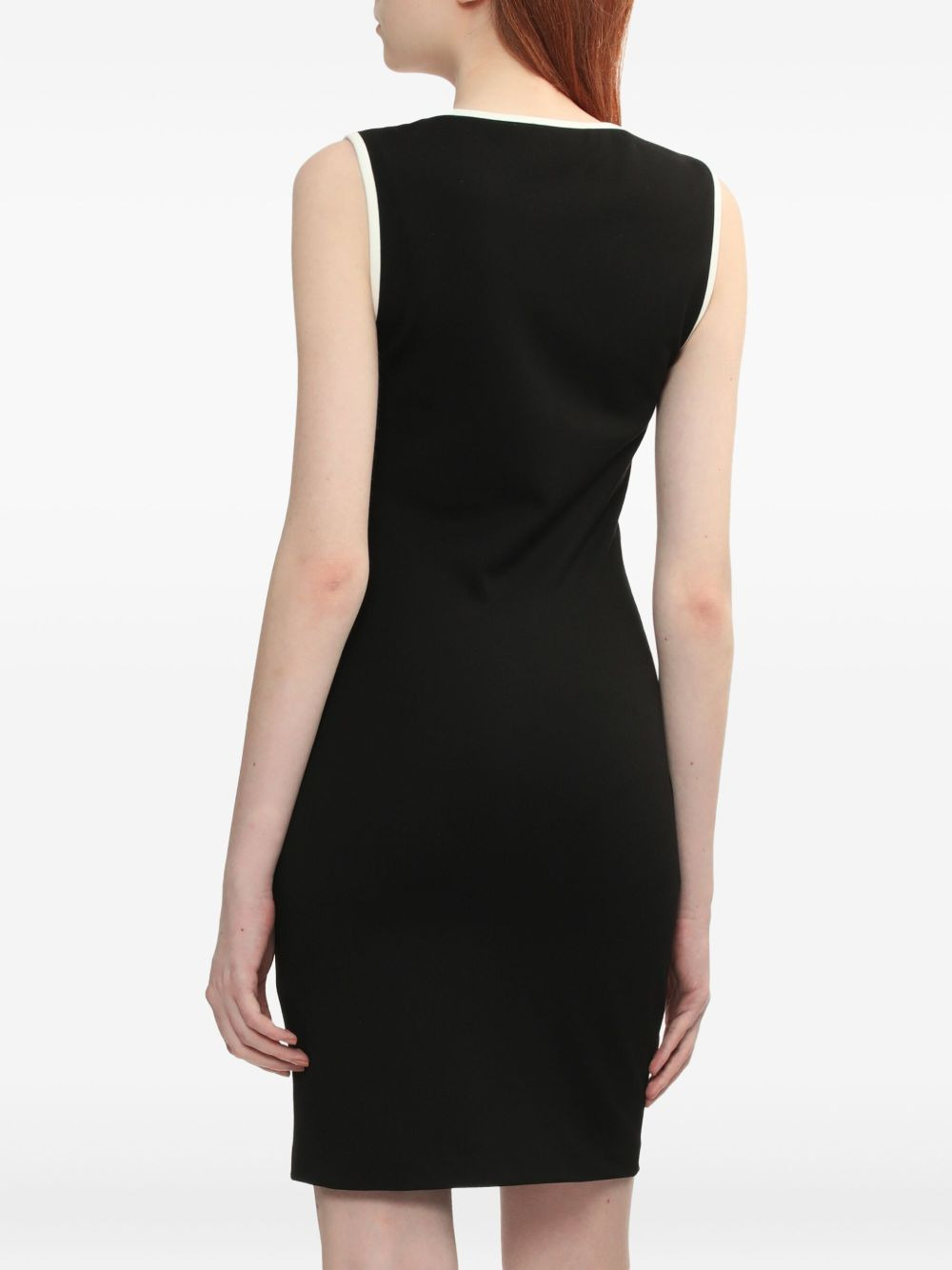 scoop-neck sleeveless mini dress - 4