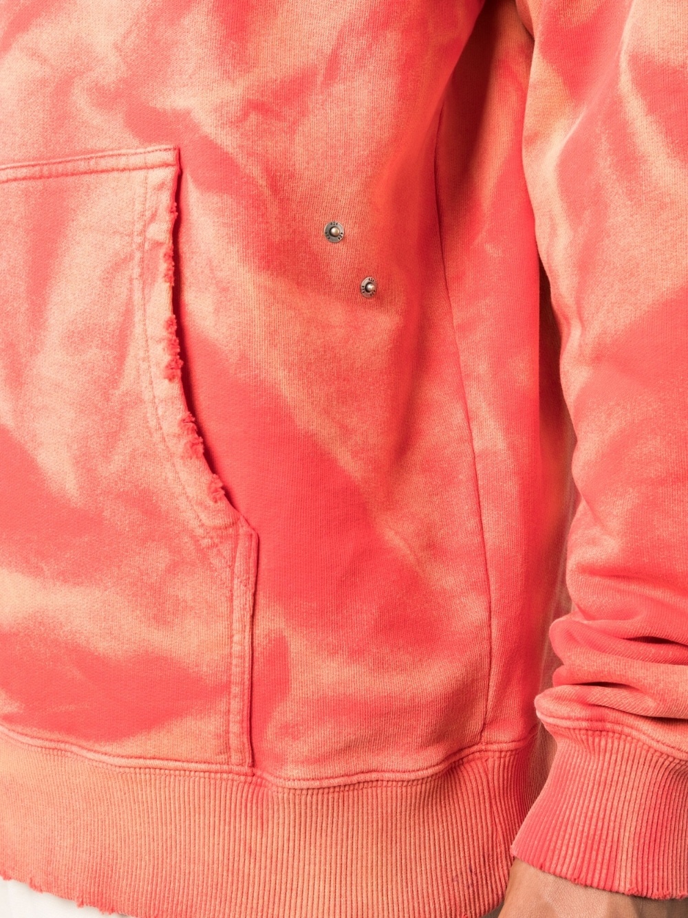 tie-dye cotton hoodie - 5