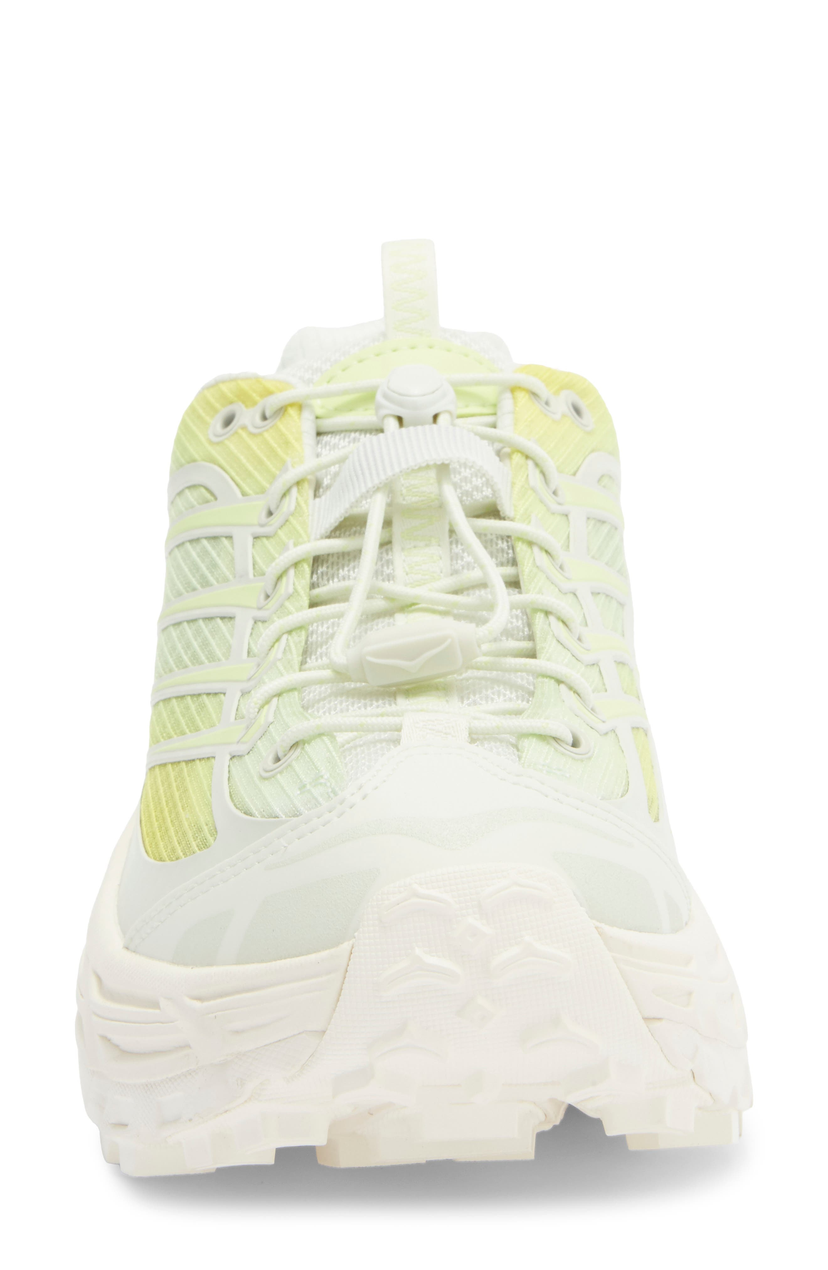 HOKA Gender Inclusive Mafate Three2 Grid Sneaker in Truffle Salt /Lemon at Nordstrom - 4