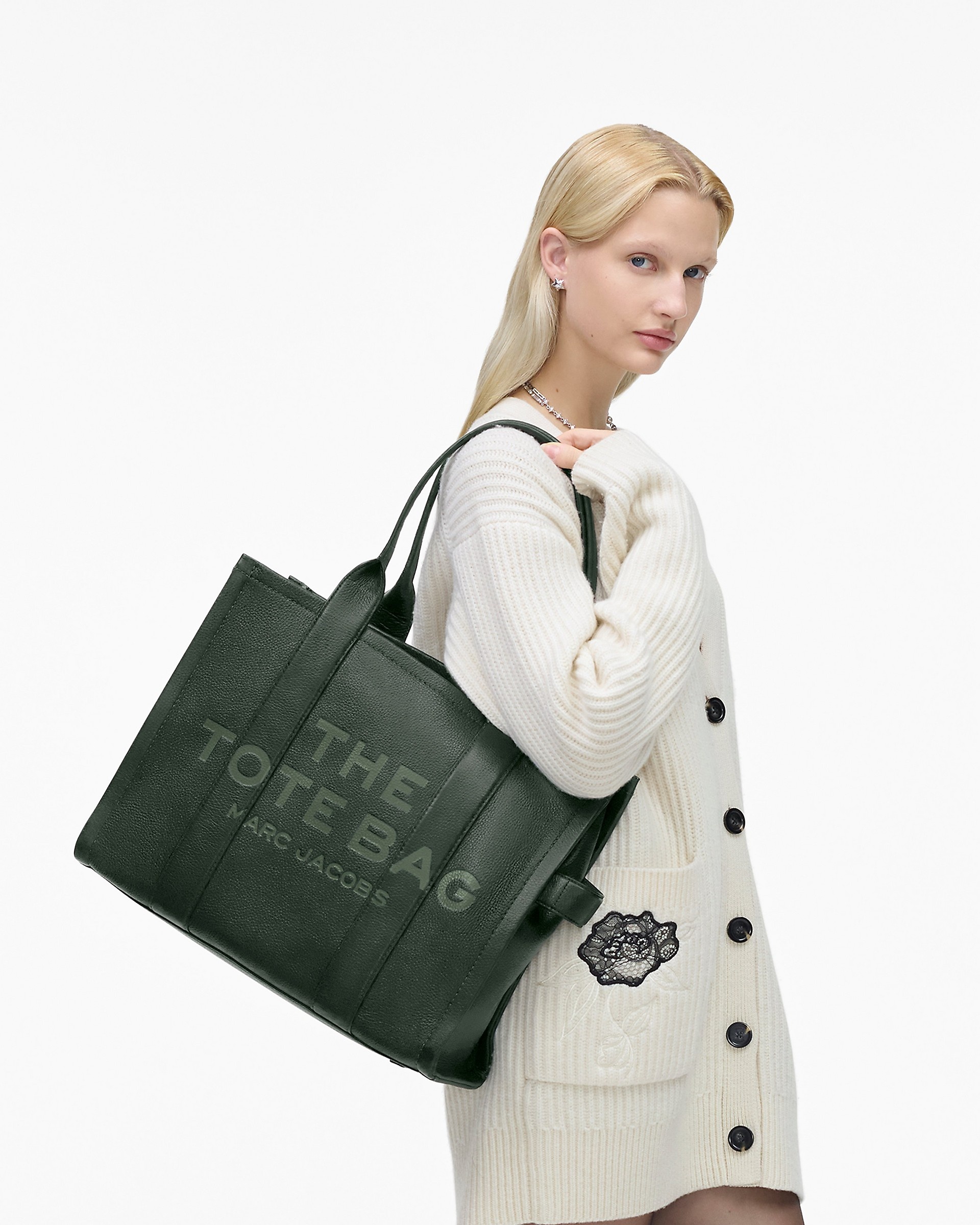 THE LEATHER LARGE TOTE BAG - 2