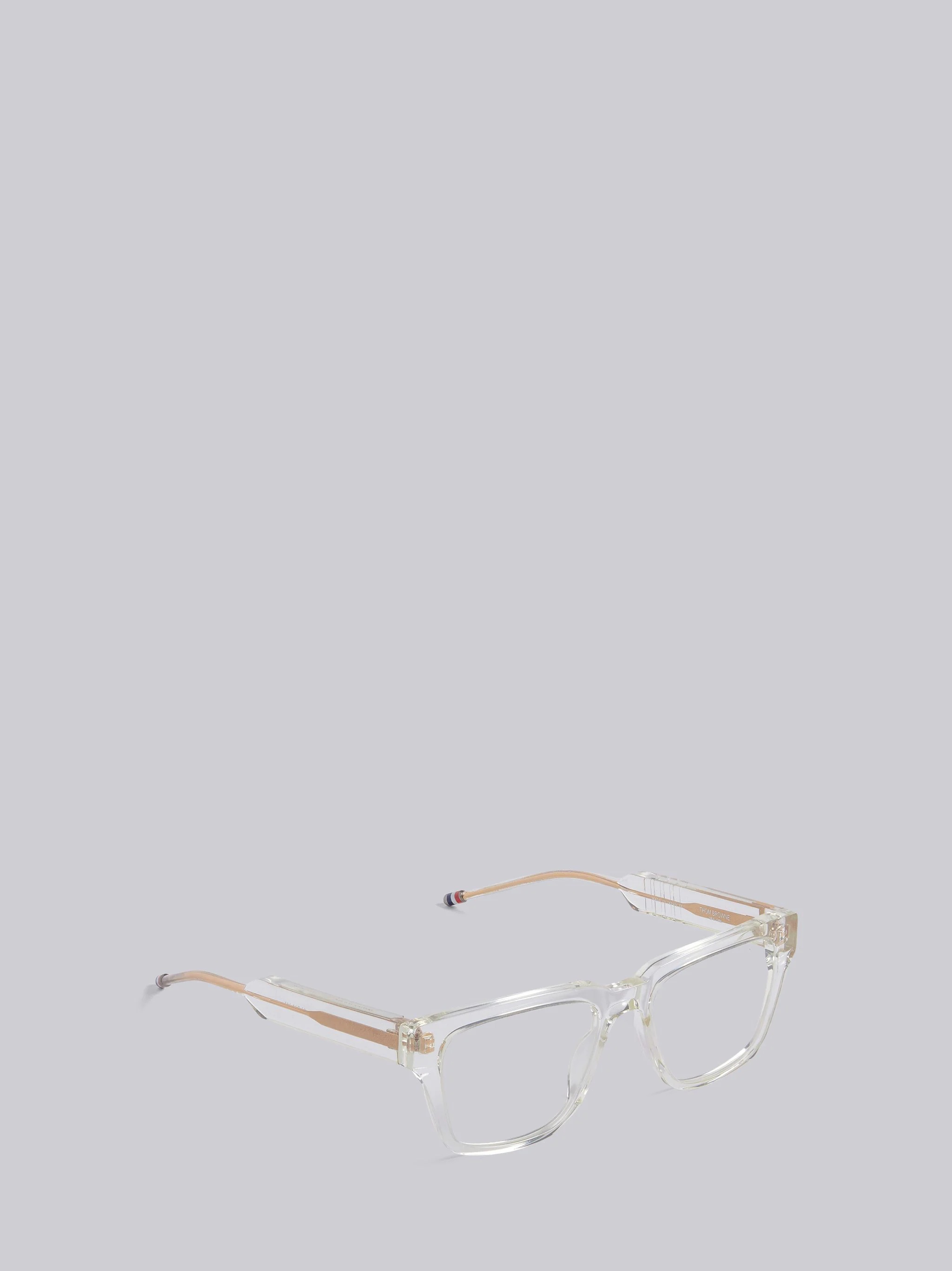 TB423 - Tortoise And White Gold Square Glasses - 4