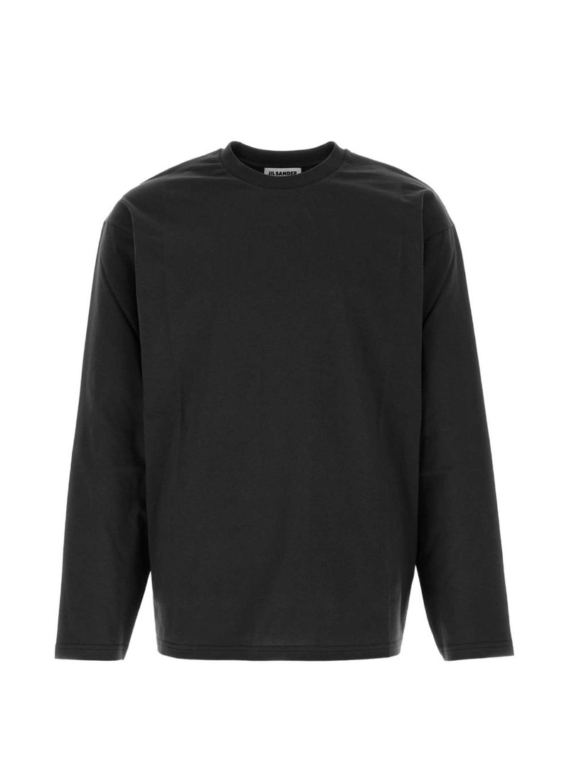 Slate cotton T-shirt 1