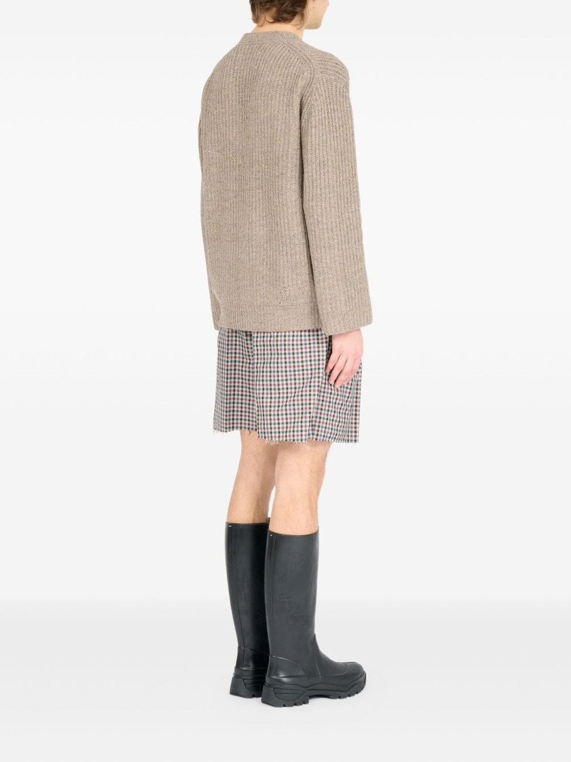 button-up textured cardigan 4