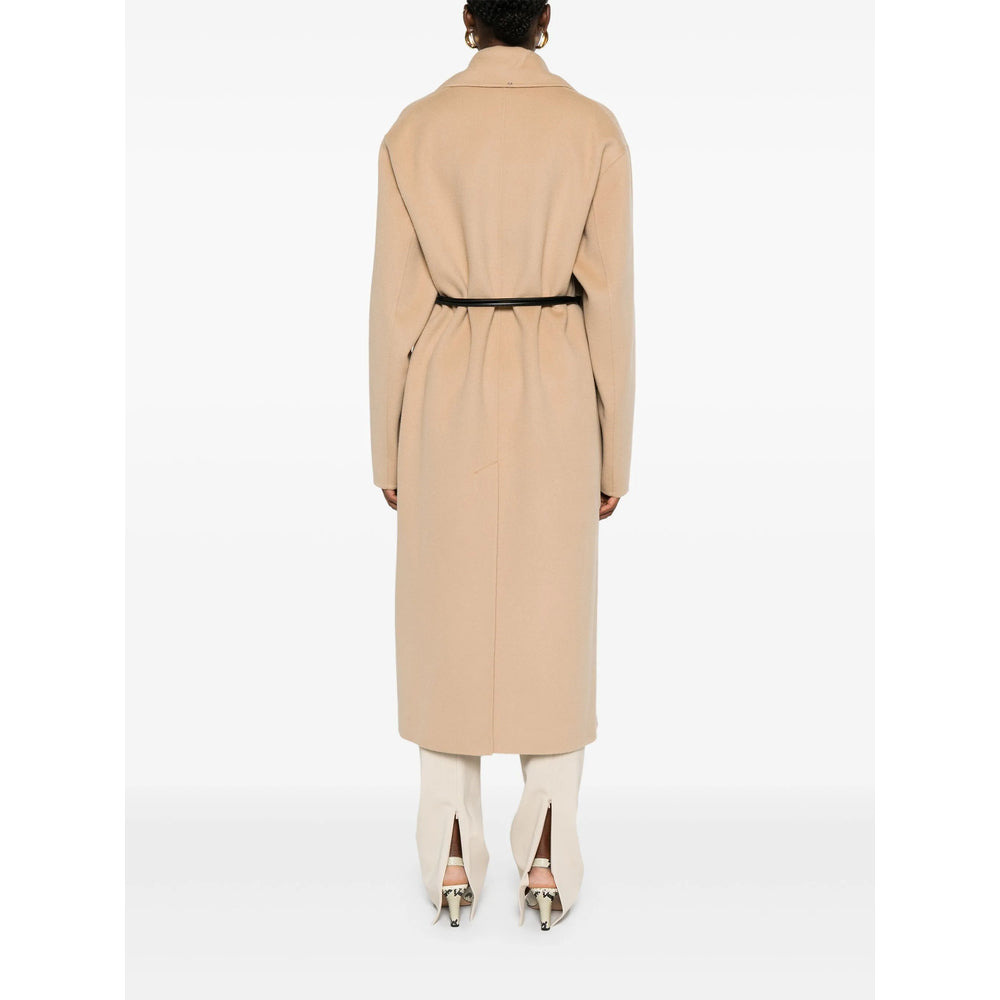 Sportmax Brown Coats - Single Breasted Coats Women - 2