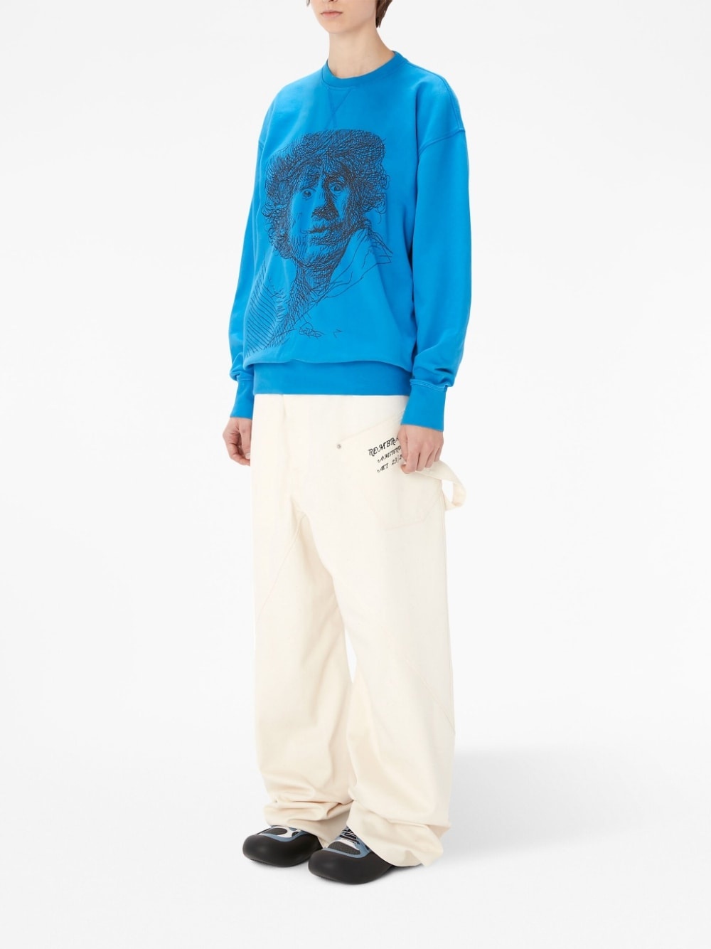 Rembrandt embroidered sweatshirt - 3