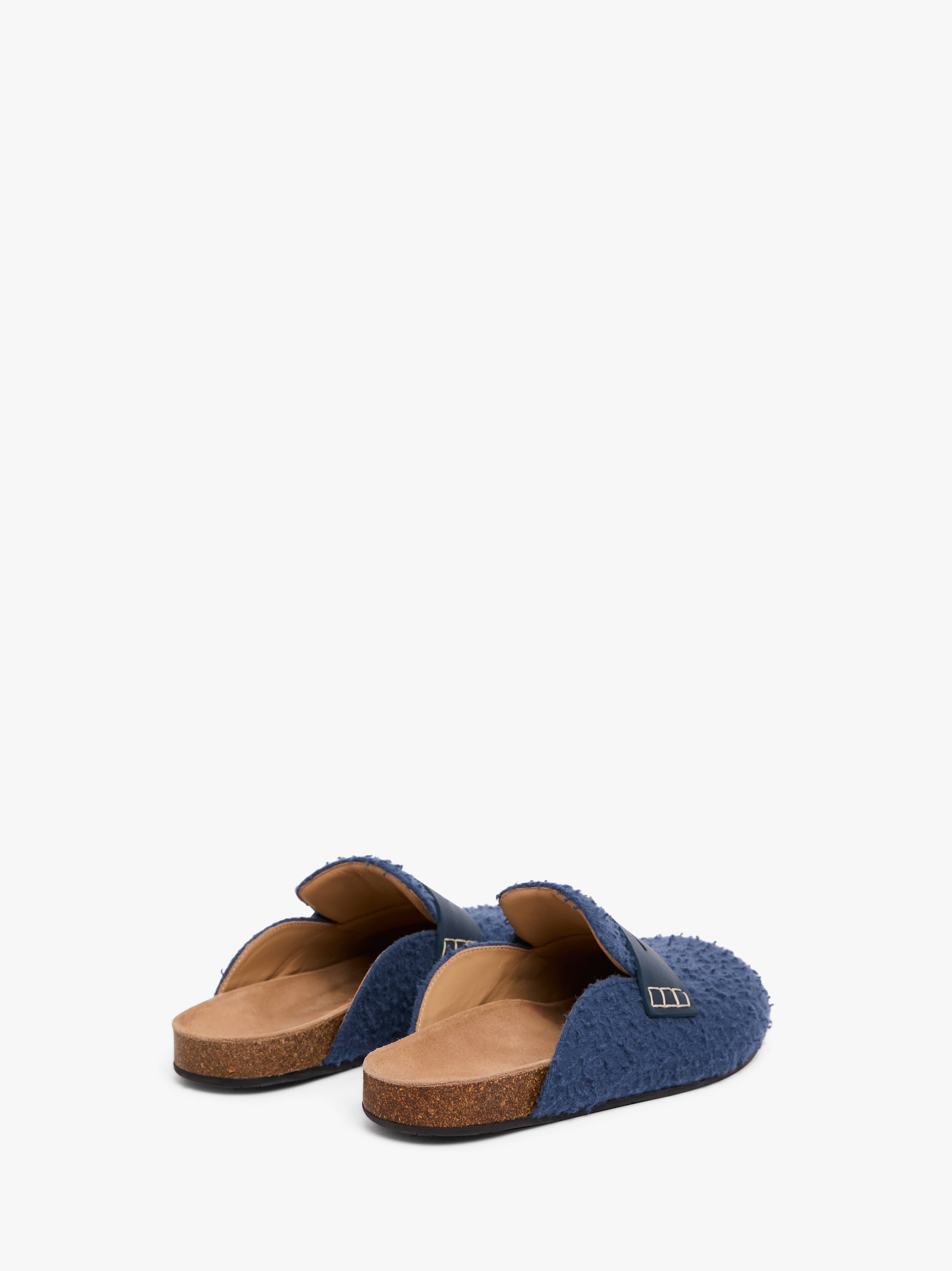 FELT LOAFER MULES - 3