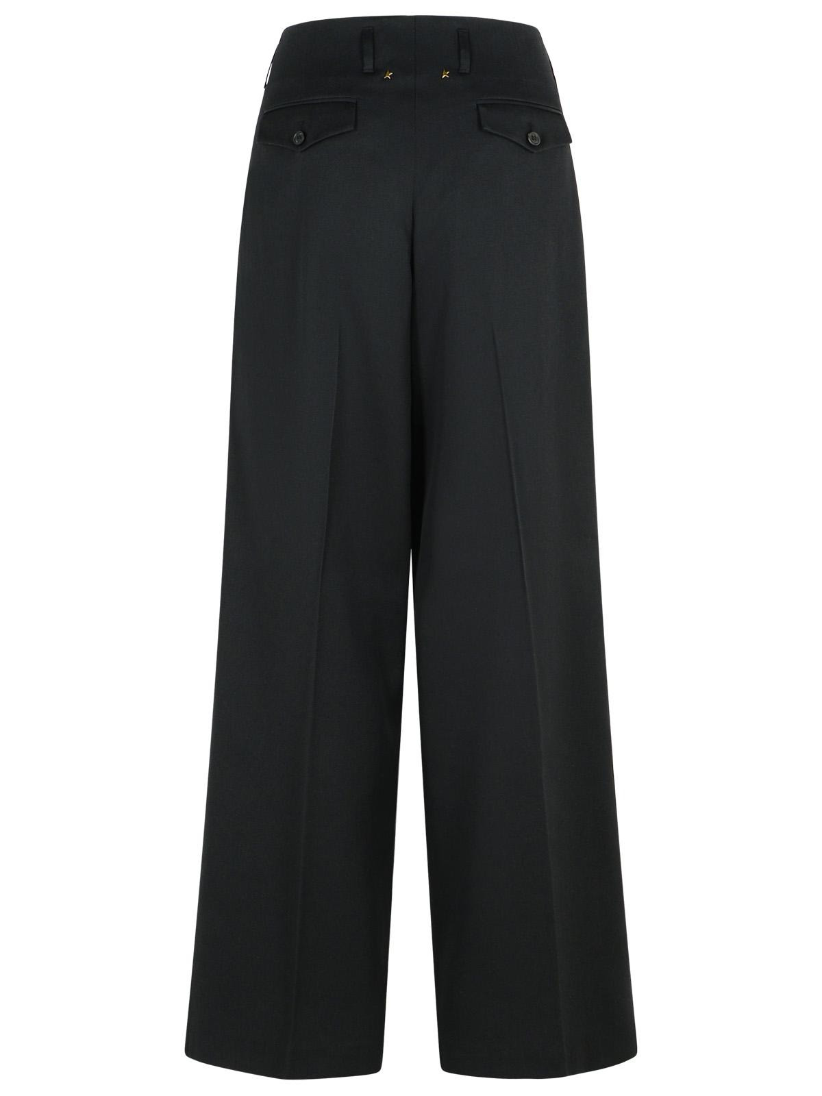 Golden Goose 'Palazzo' Black Virgin Wool Pants Women - 3