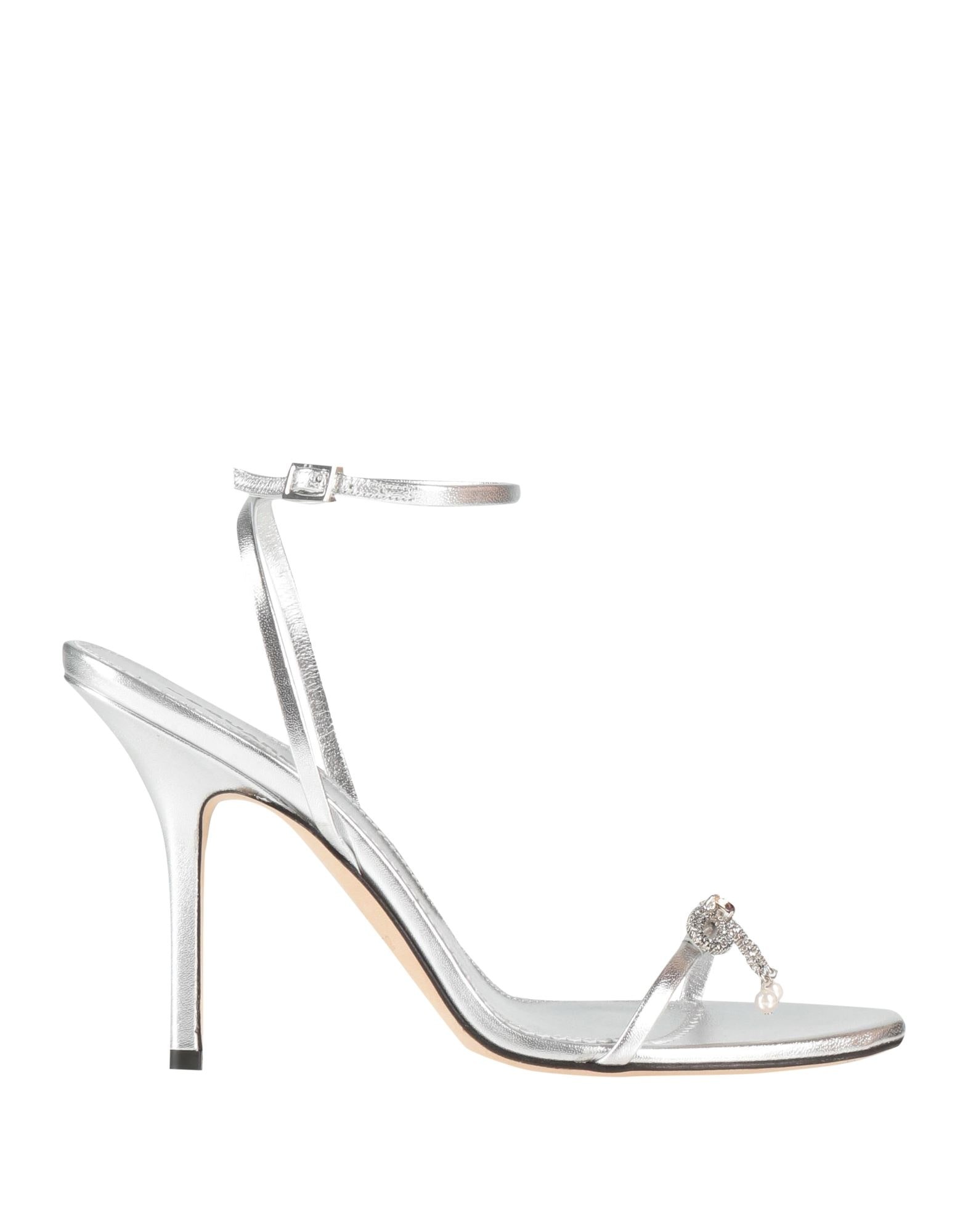 Silver Women's Sandals - 1