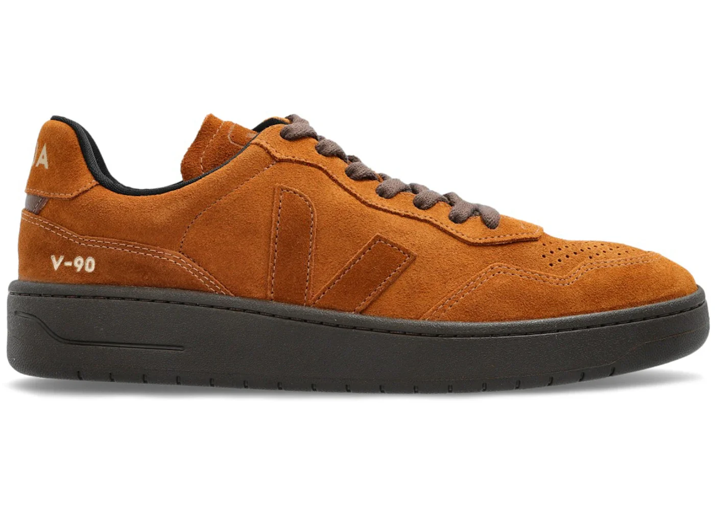 Veja V-90 Suede Full Eagle Cognac - 1