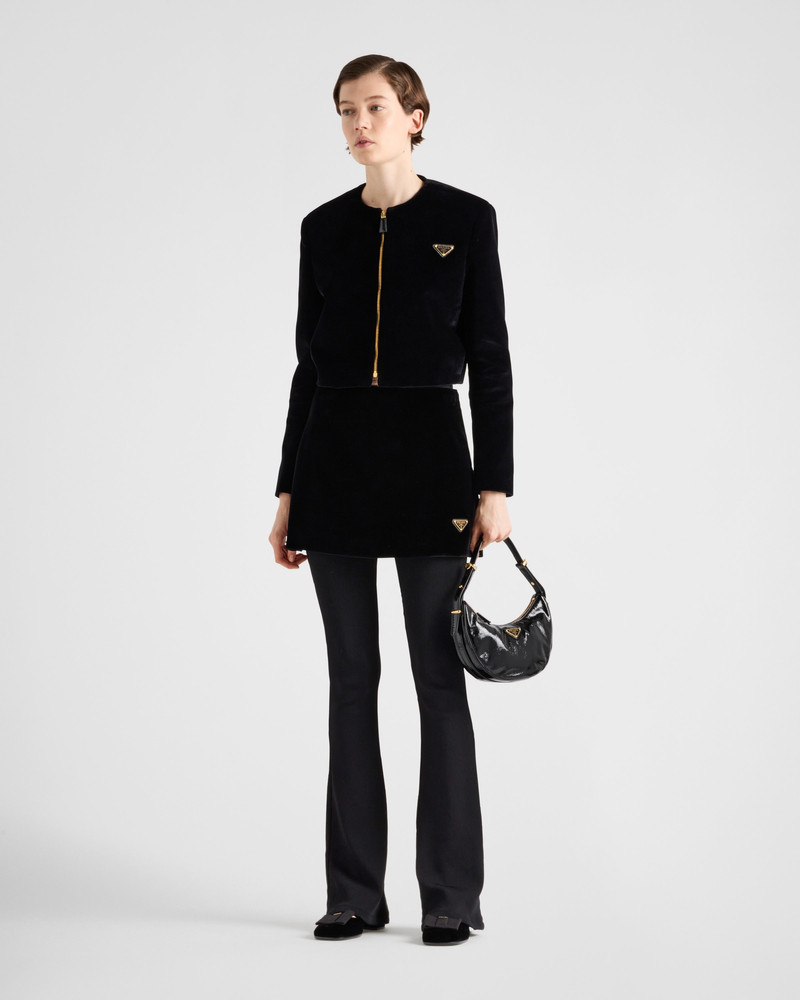 Prada Velvet miniskirt outlook