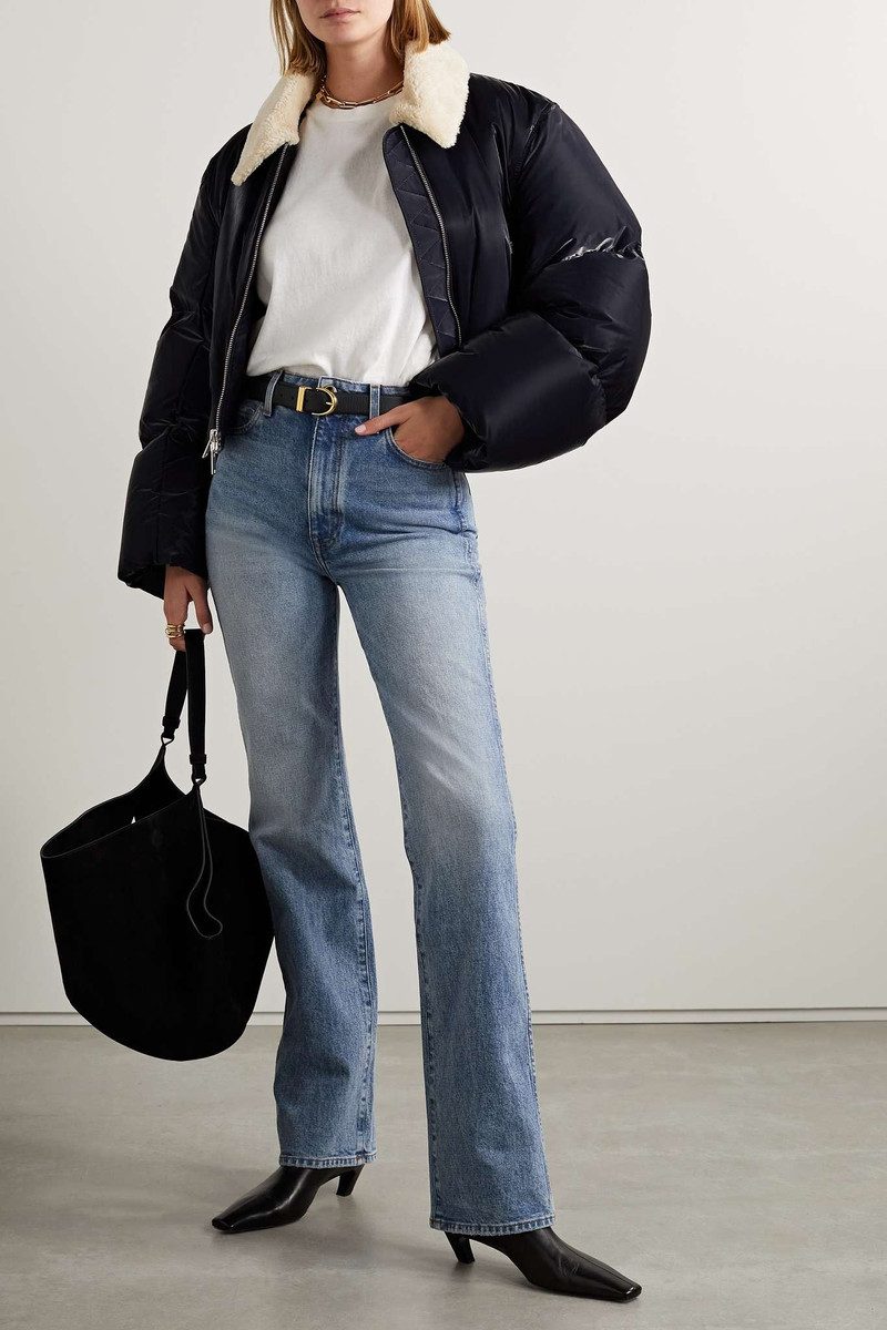 KHAITE Danielle high-rise straight-leg jeans outlook
