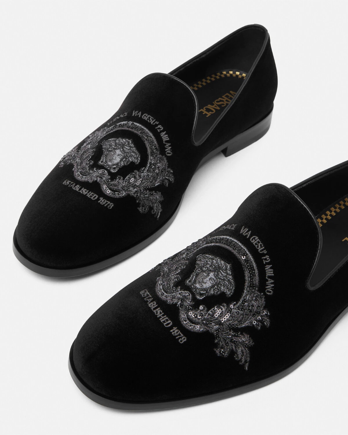 Medusa Milano Velvet Slippers - 4