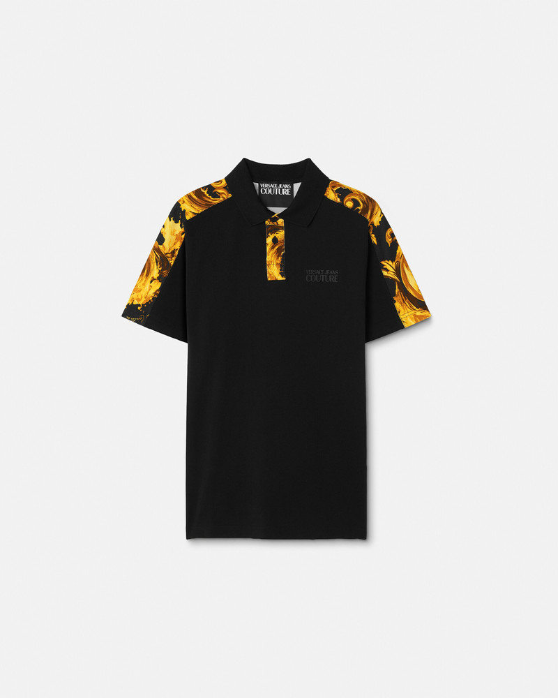 Printed Cotton-Piqué Polo 1