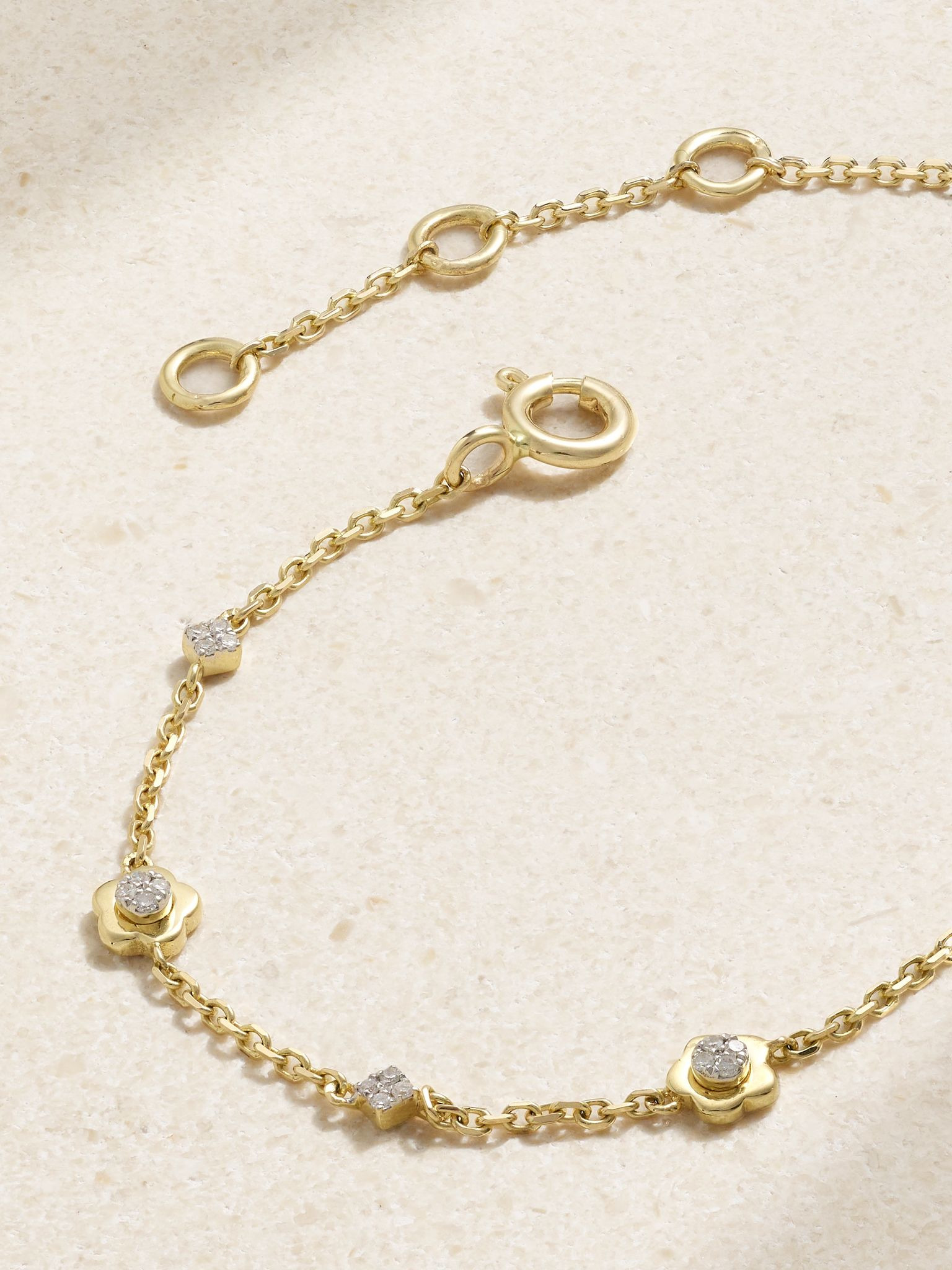 Crosby 14-karat gold diamond bracelet Gold - 3