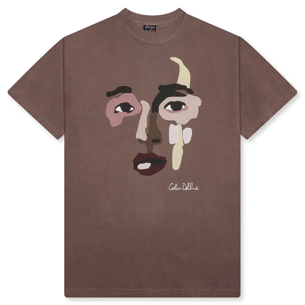 SHAPED FACE TEE - ESPRESSO - 1