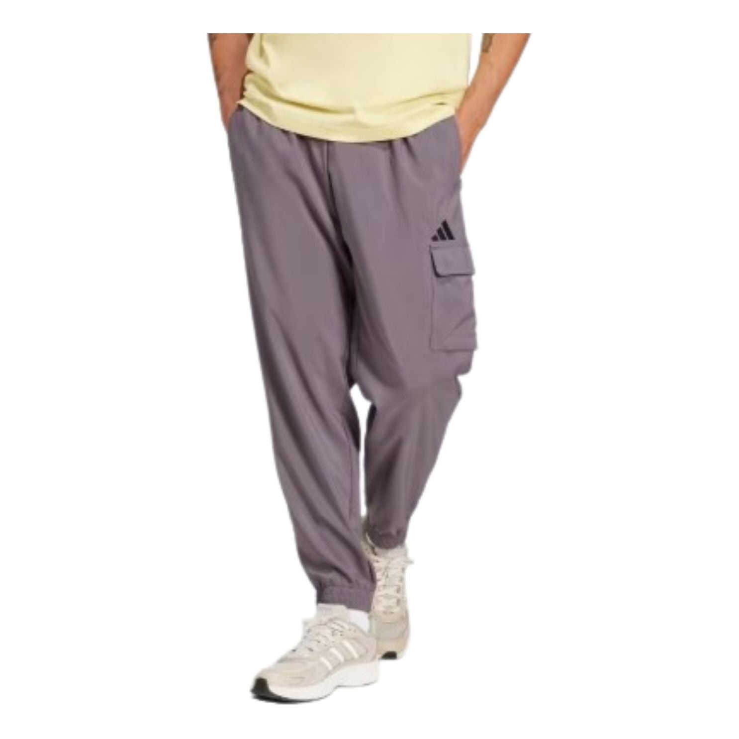 adidas Essentials Small Logo Cargo Pants 'Purple' JD1822 - 2