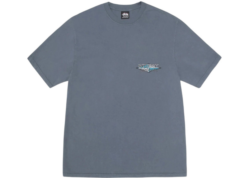 Stüssy Stussy Worldwide Diamond Pigment Dyed Tee Navy outlook