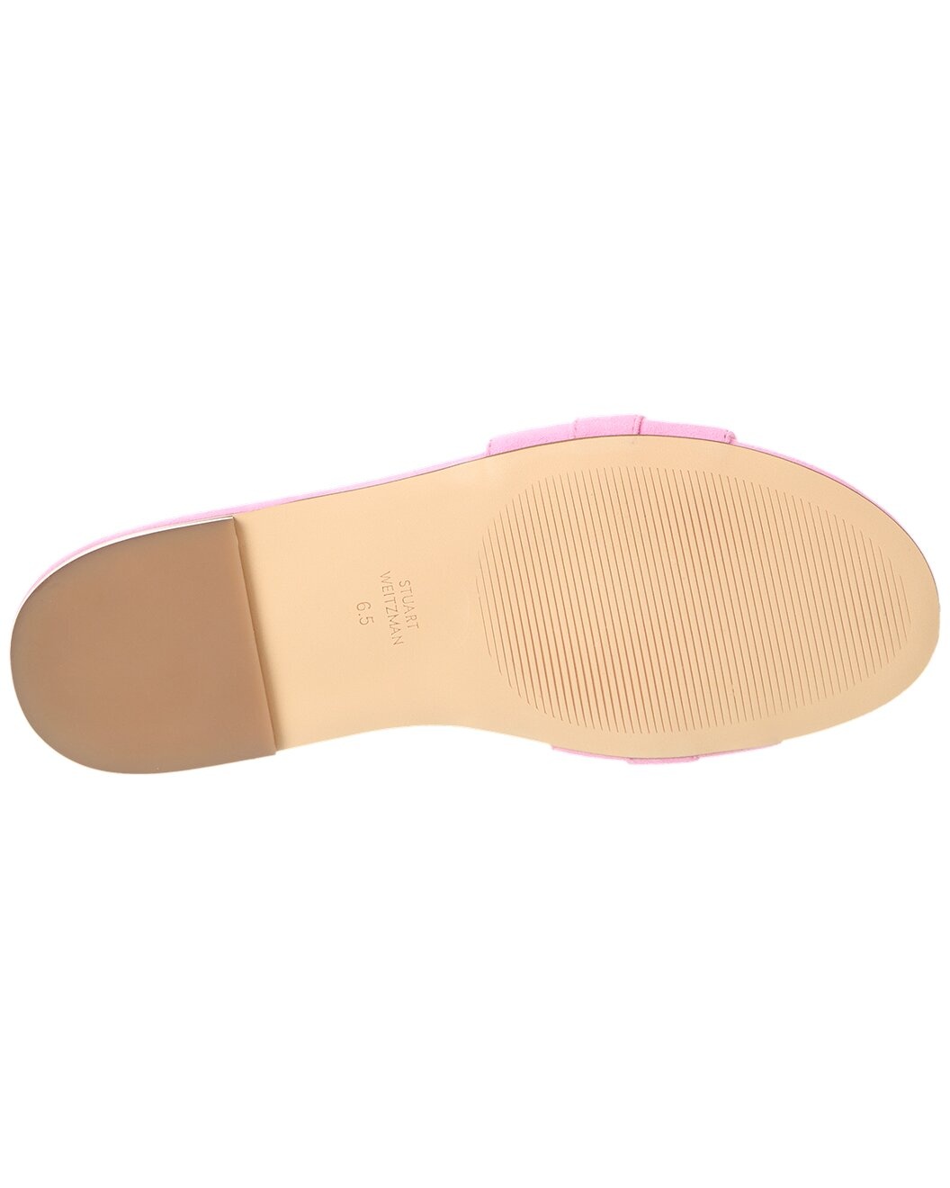 Stuart Weitzman Crystal Buckle Suede Slide - 4