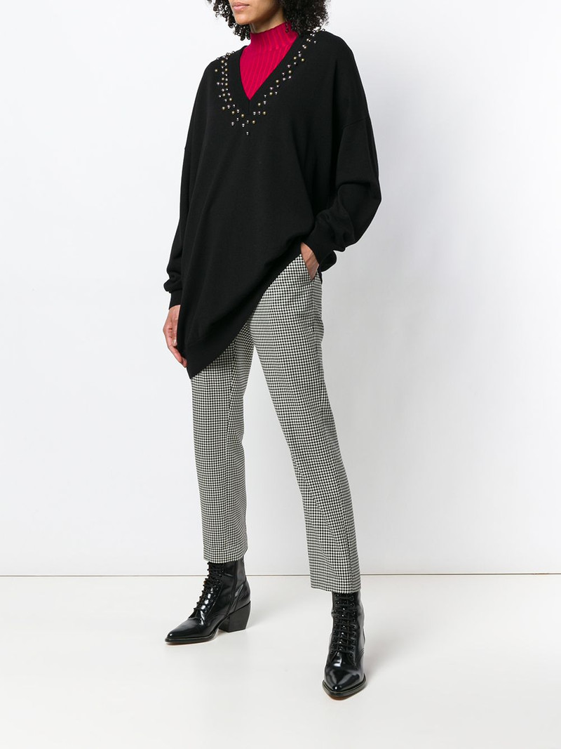 Givenchy embellished long-sleeve sweater outlook