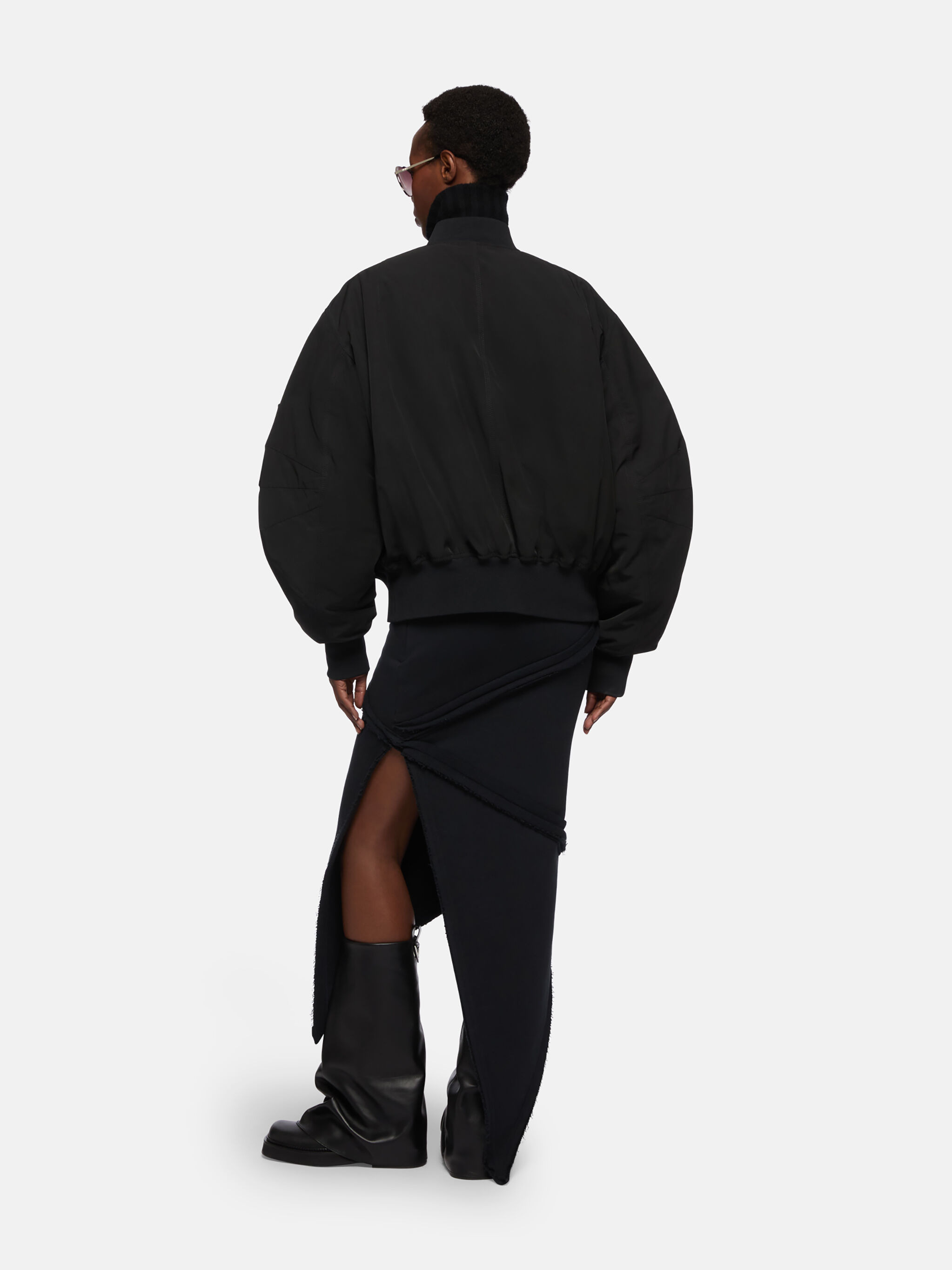 "ANJA'' BLACK BOMBER - 3