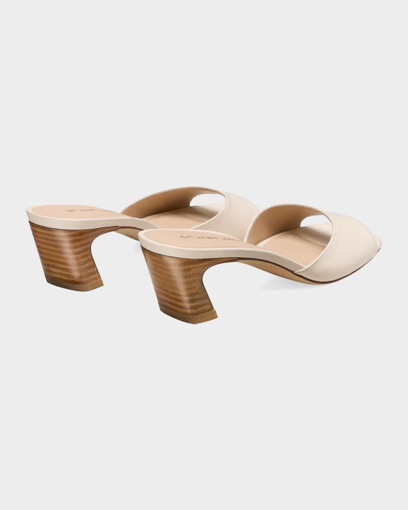 Stuart Weitzman 50mm Stassi Leather Mules outlook