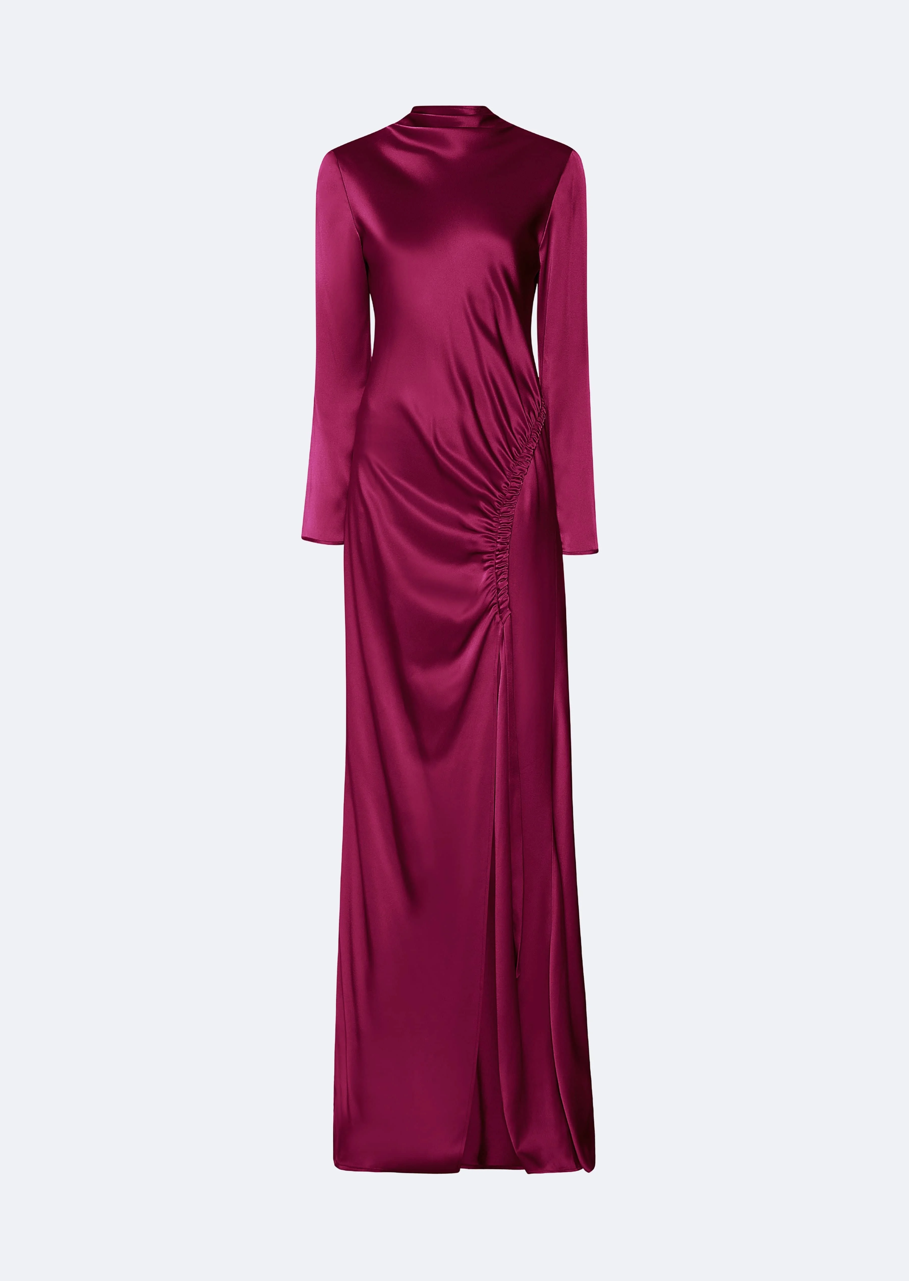 Satin Tab Gown - 1