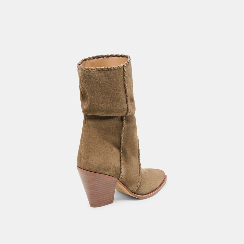 JULITH BOOTS OLIVE SUEDE 5