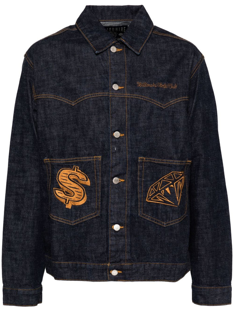embroidered denim 재킷 1
