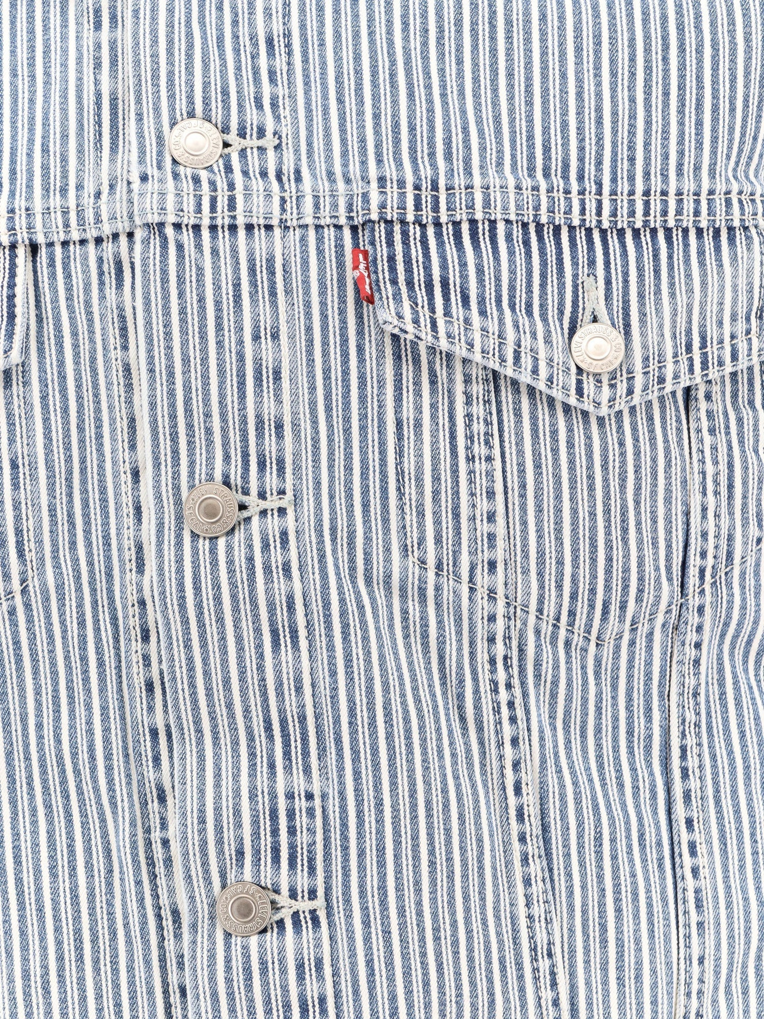 Levi'S Relaxed Striped Cotton Jacket - 3