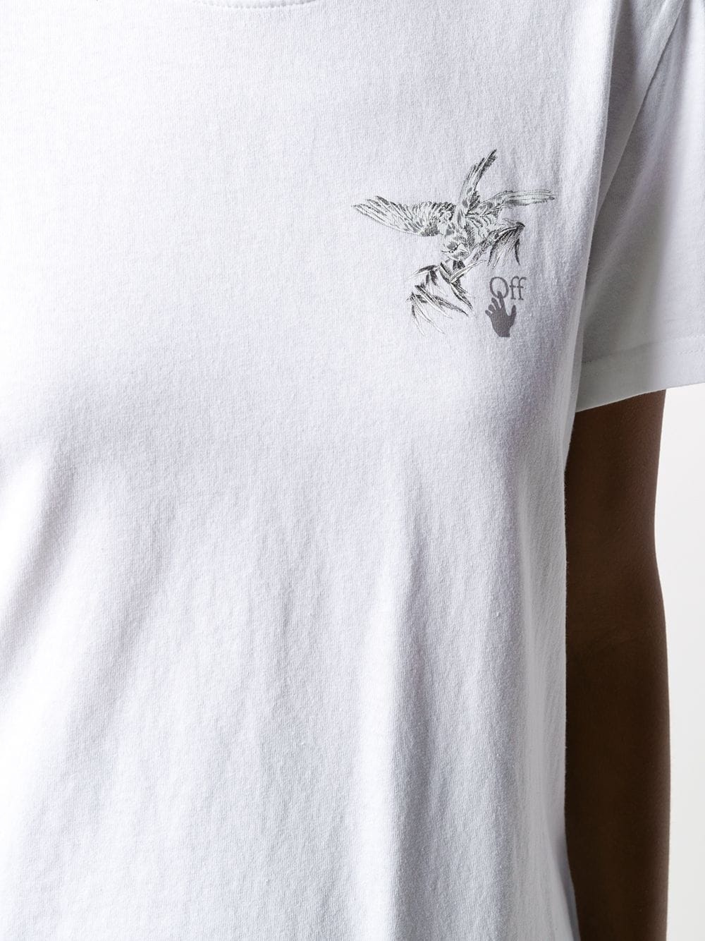 embroidered birds T-shirt - 5